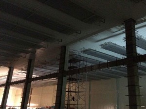 鋁排管現場施工吊裝